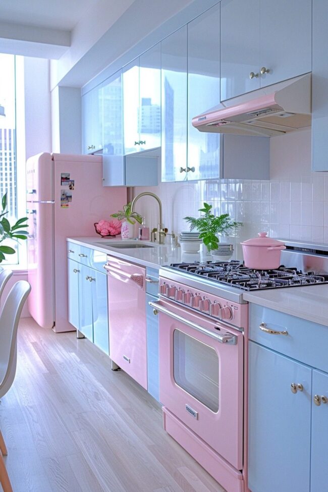 Charming Small Space with Bright Pastels
