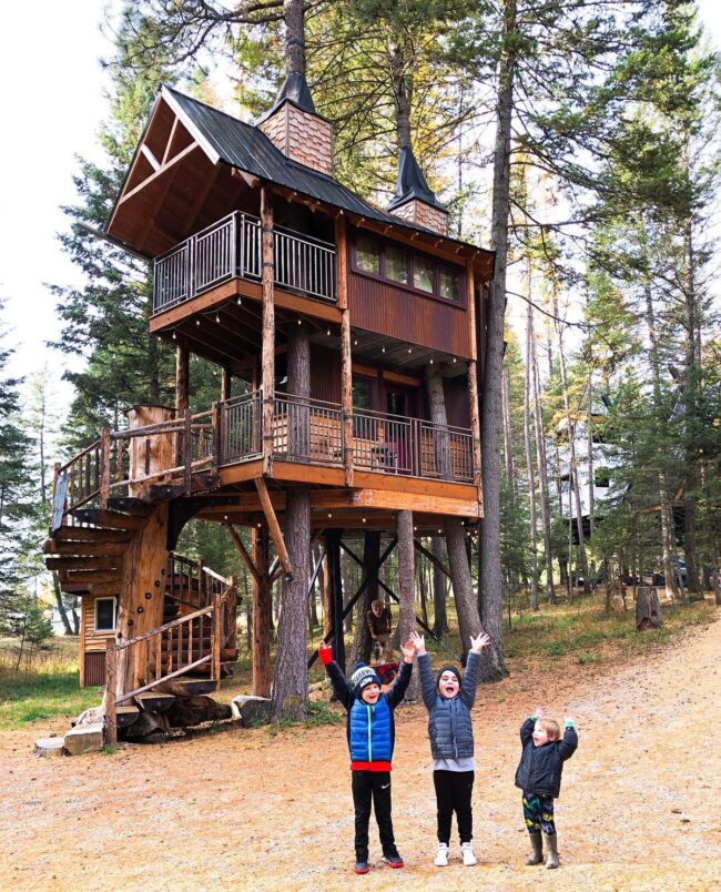 Castle-Inspired Treehouse Adventure
