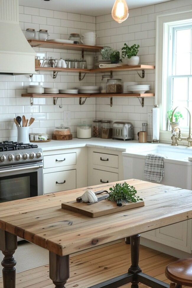 Charming Features for Compact Kitchens