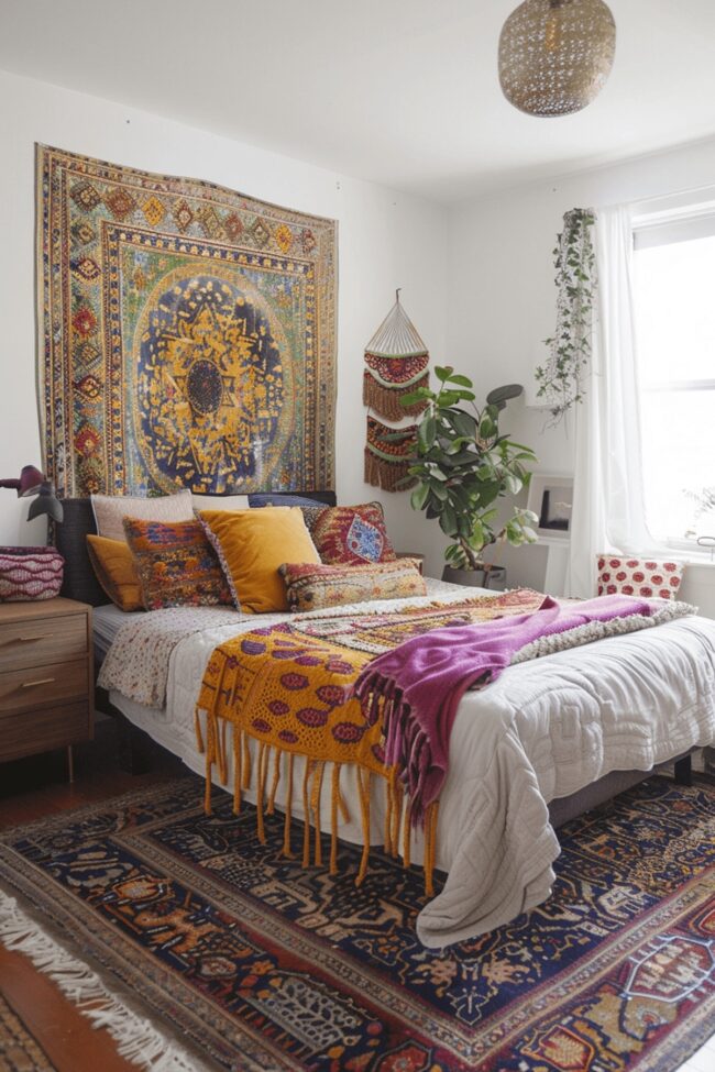Chic Small Space: Bohemian Bedroom Ideas