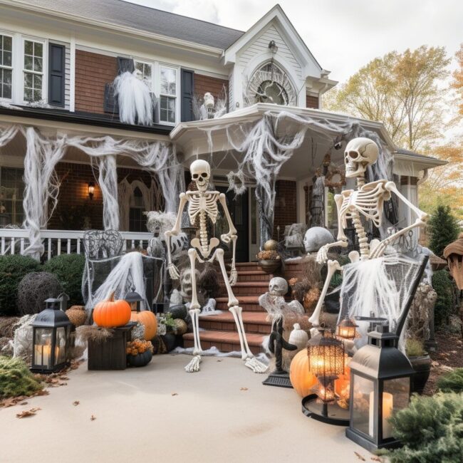 Skeleton Army March for Spooky Fun