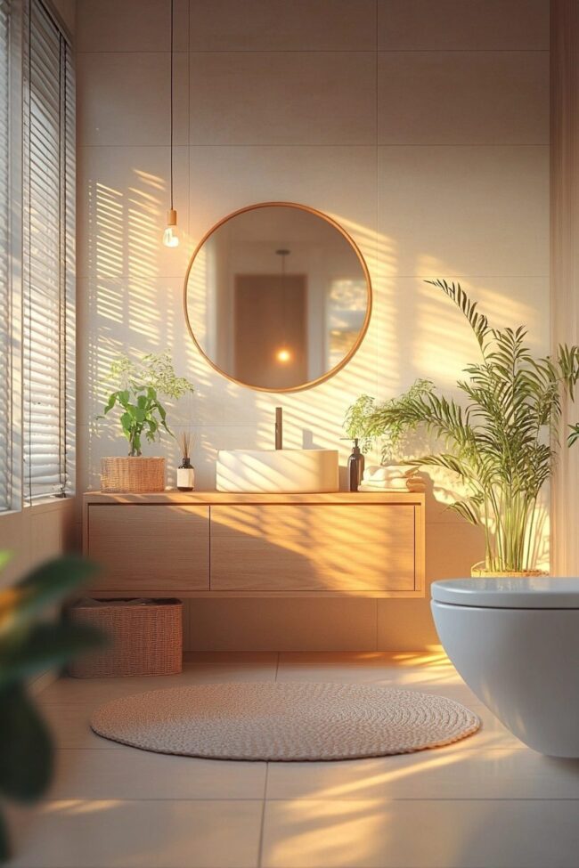 Tranquil Loft Bathroom Design Ideas