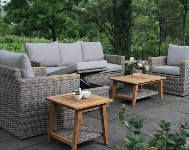 Garden Grace in Woven Textures and Subdued Tones