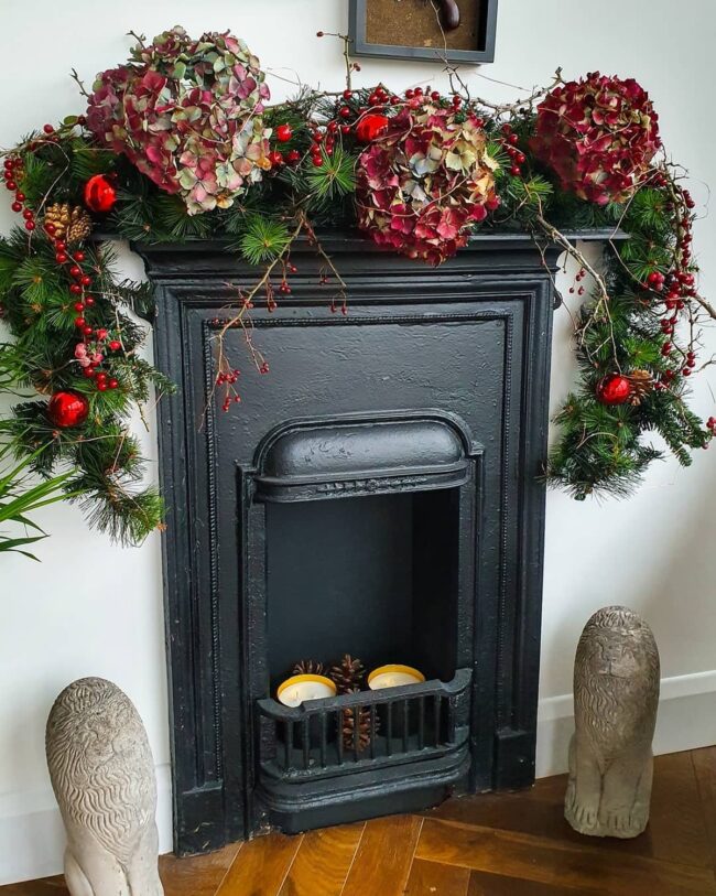 Timeless Festive Decor for Your Mantle