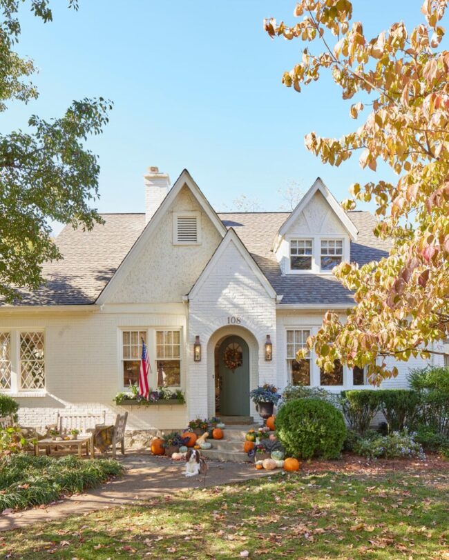 Cozy Cottage Decked Out for Autumn