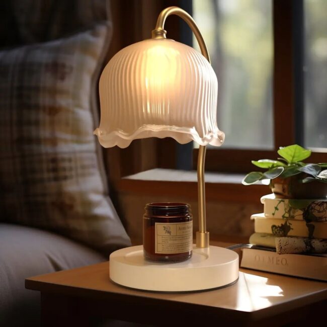 Vintage Floral Lamp Design