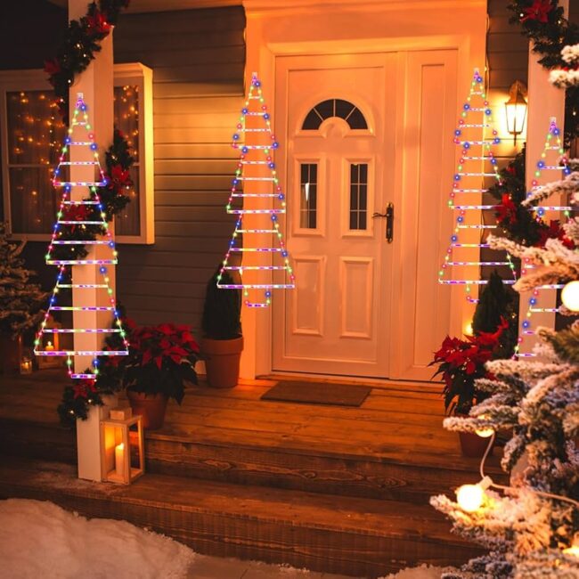 Whimsical Santa and Tree Showcase