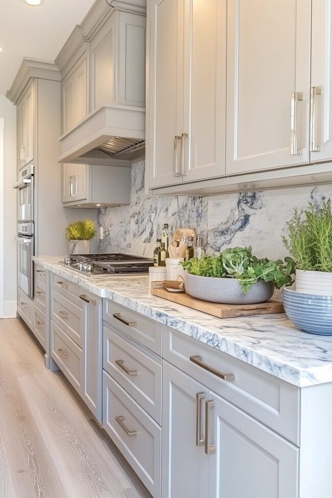Coastal-Inspired Kitchen with Salt Spray