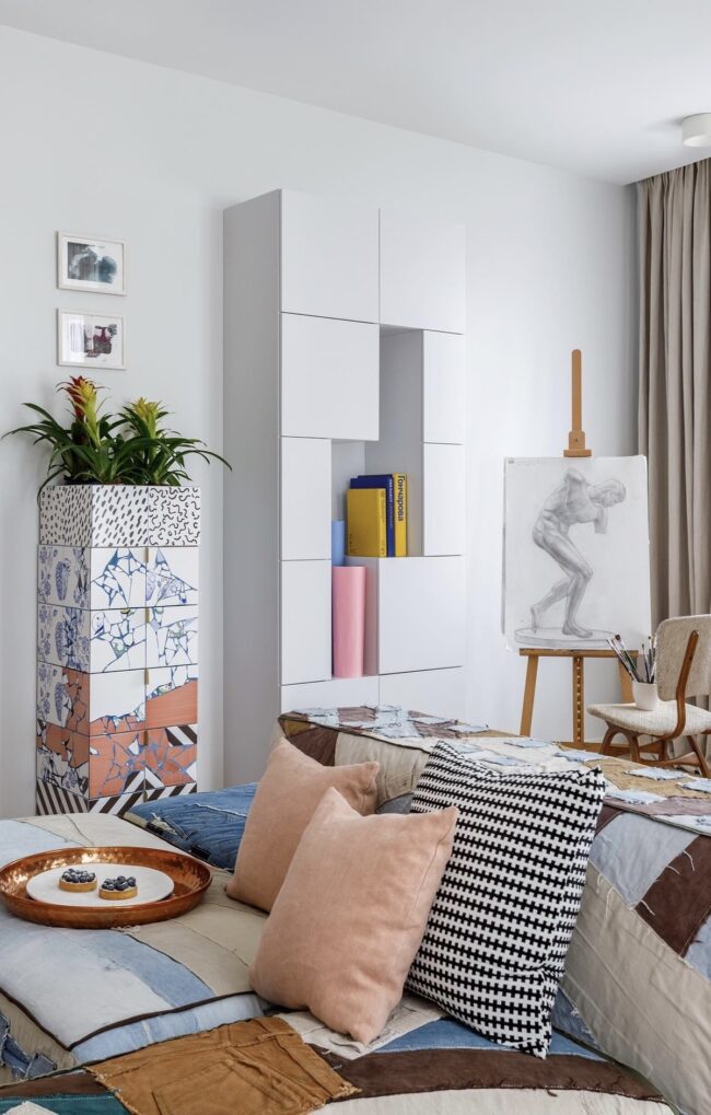Creative Kids Room with Tall Storage