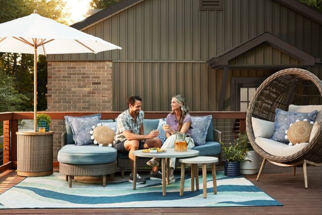 Budget-Friendly Beachy Patio Vibes