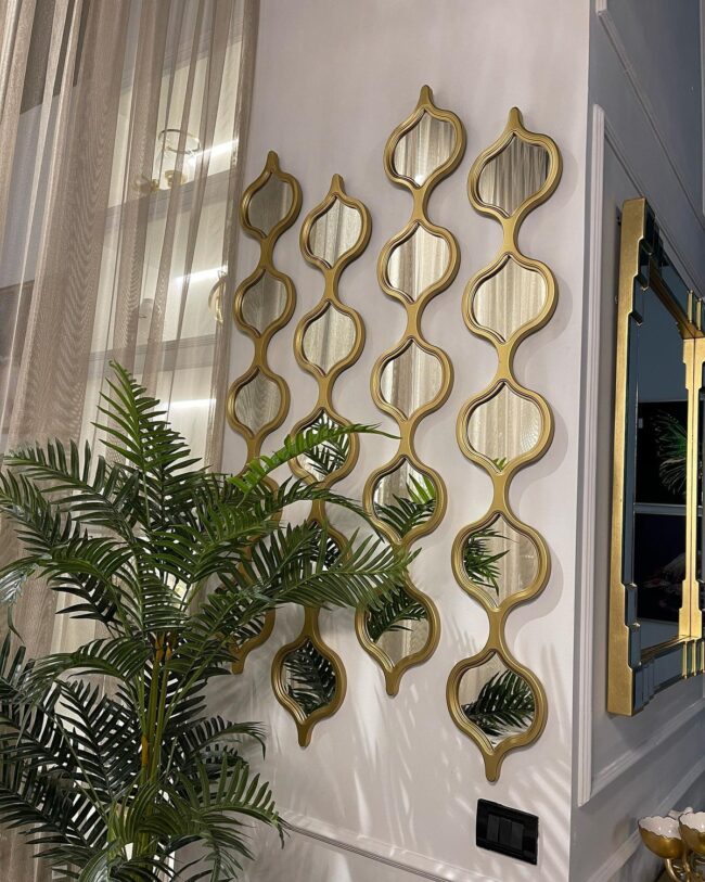Playful Waves on the Wall