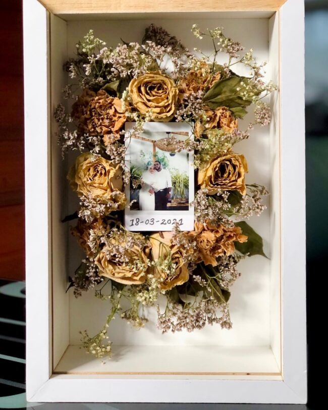 Wedding Day Keepsake Holder