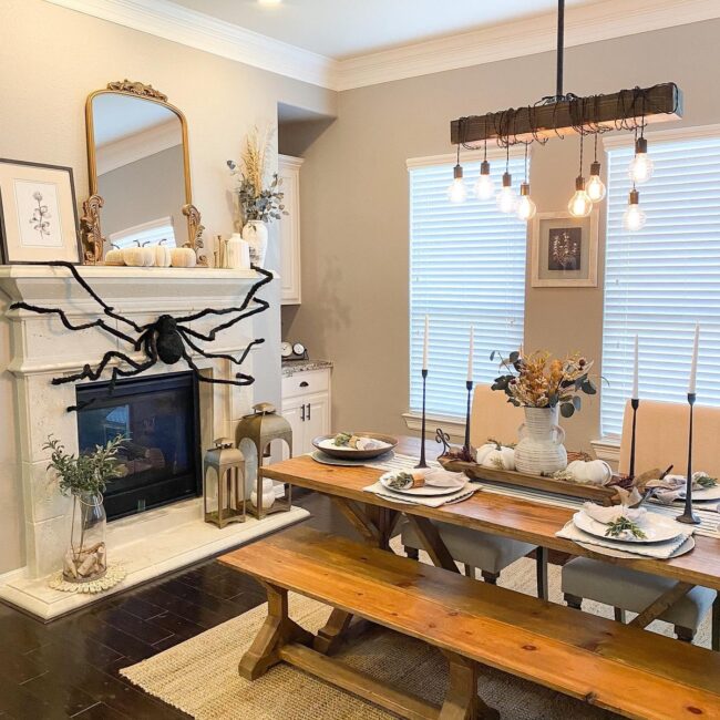 Rustic Charm with a Haunting Touch