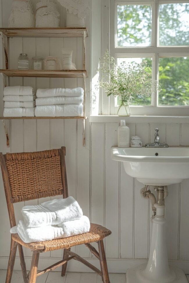 Bright Bathroom with Clean Aesthetics