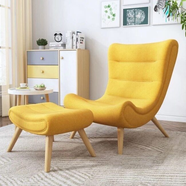 Mid-Century Modern with a Sunny Twist