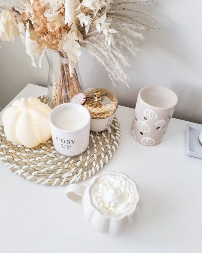 Warm and Inviting Side Table Styling