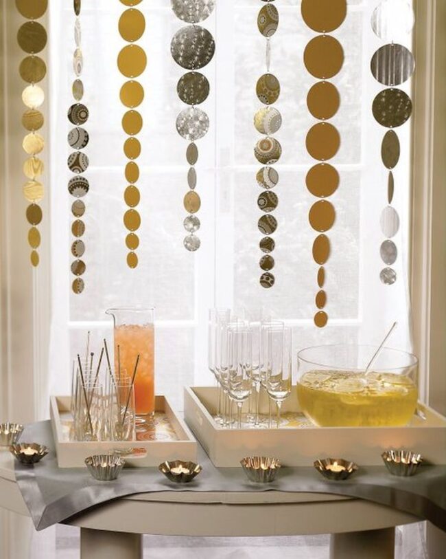 Festive Sparkling Beverage Bar for Celebration