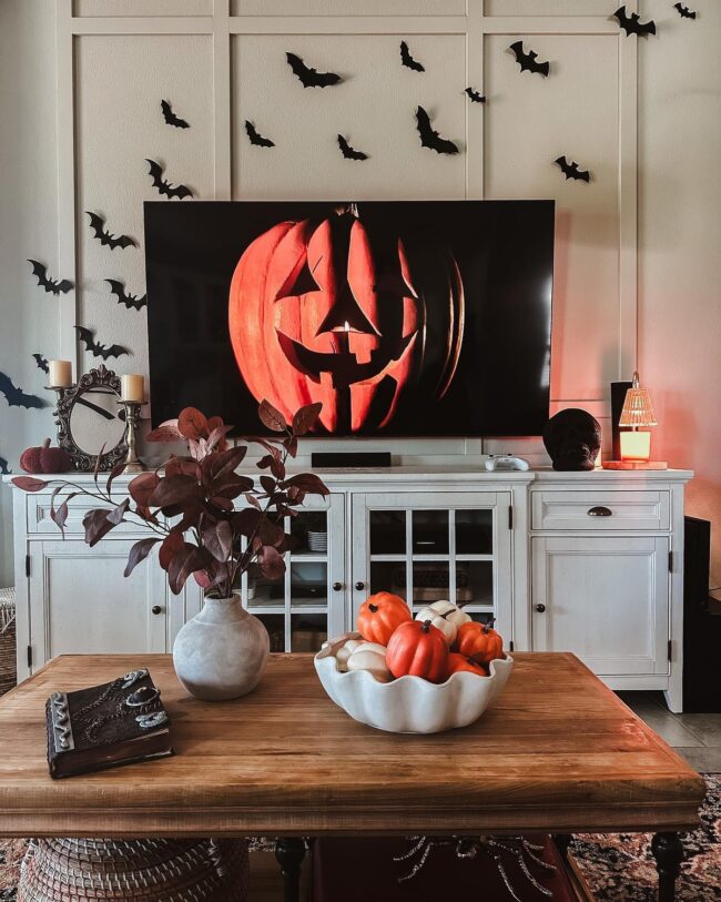 Sleek Minimalist Halloween Decor