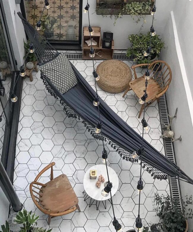 Tranquil Bohemian Terrace Nook