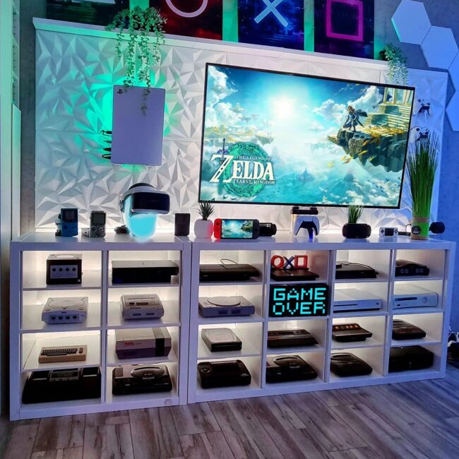 Retro Console Collector’s Room