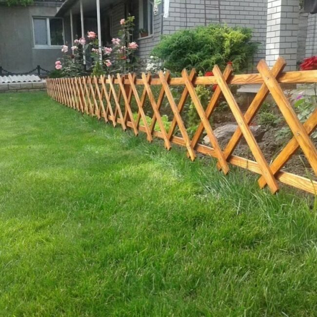 Cottage-Style Wood Lattice for a Soft Appeal